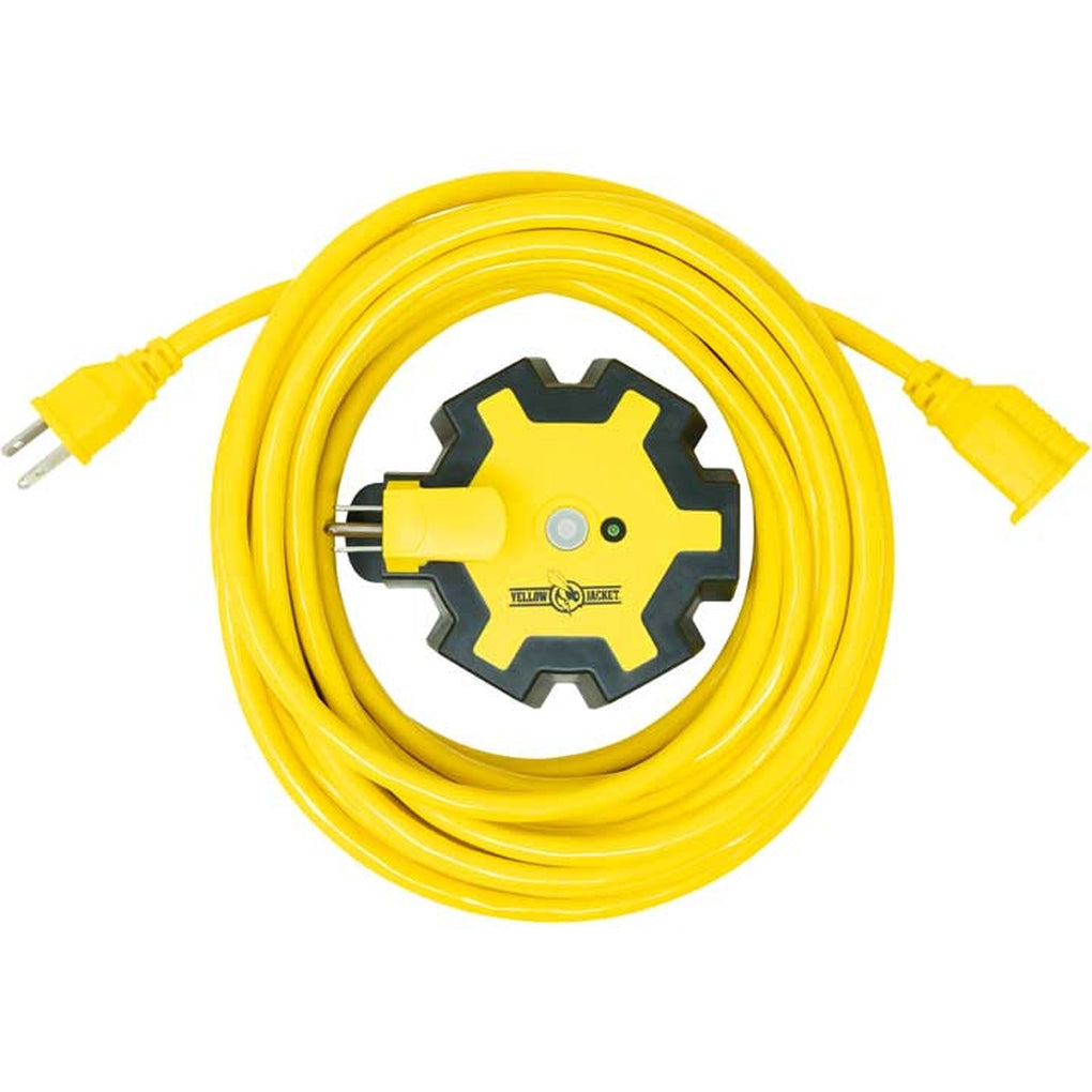 Southwire 41245 Yellow Jacket Outdoor Pwr Set 30Ft Cord & 5 Outlet Adapt