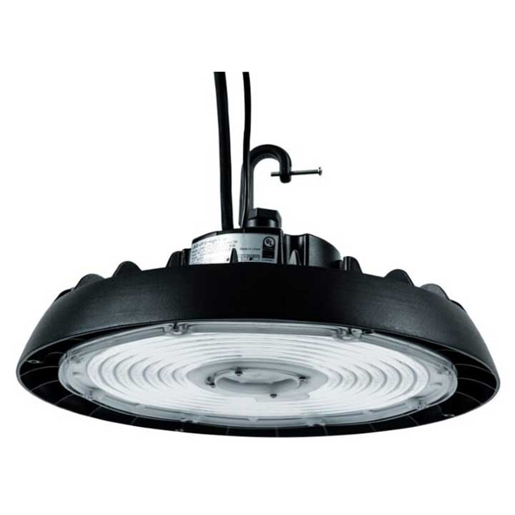 Southwire HBC-24L-50K-PS 1Pk 150W 24000L LED Round High Bay 50K Commercial Lighting Black