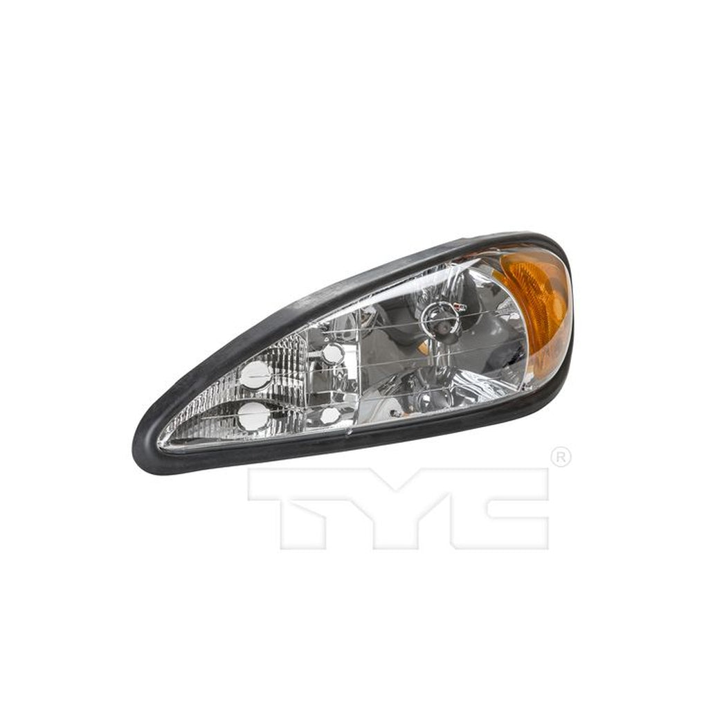 TYC 20-5540-00-9 Capa LH Headlamp Assy Composite Pontiac Grand Am 19992005