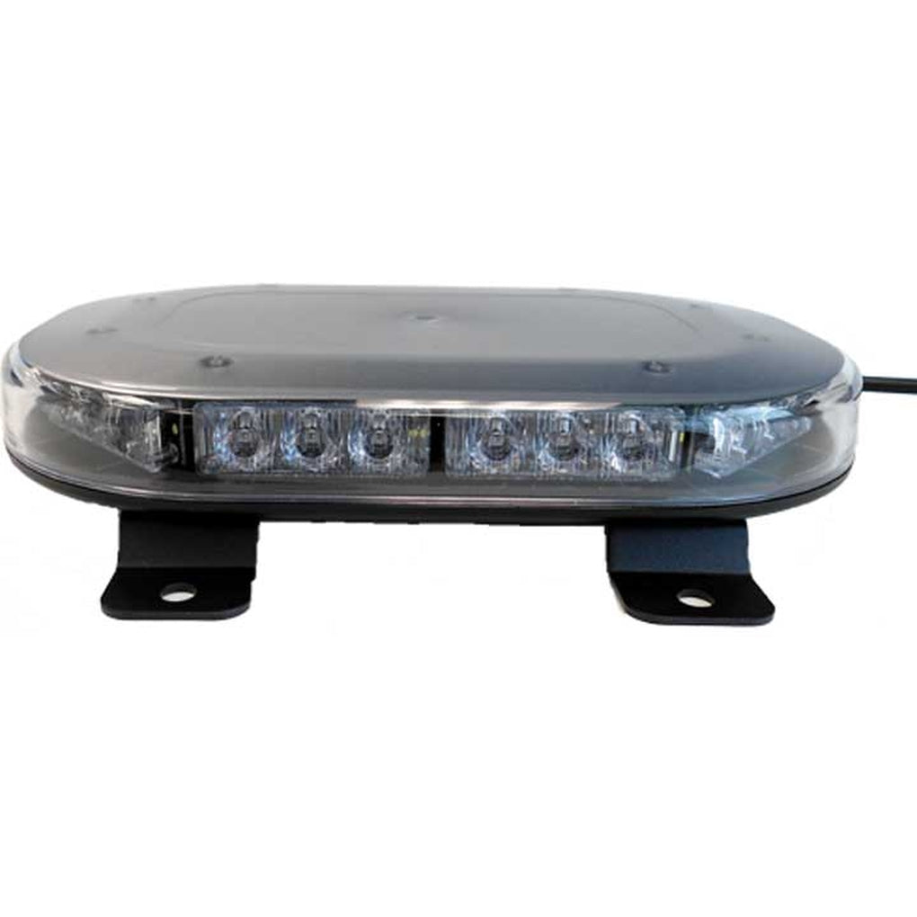Uni-Bond Lighting E-2110AC 9.75In Clear Lens Amber LED Warning Light Bar
