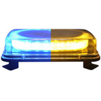 Uni-Bond Lighting E-7211AB 3In1 11In LED Warning Light Bar Amber/Blue