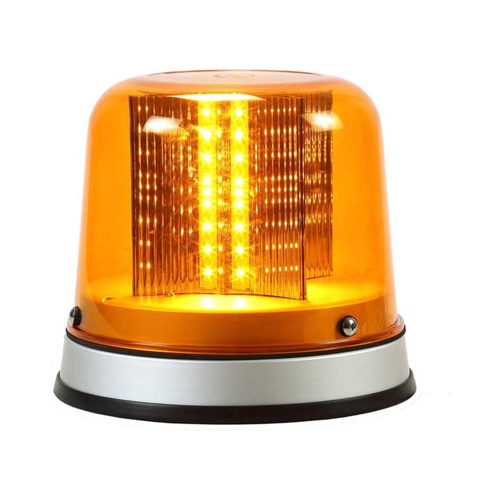 Uni-Bond Lighting E-890A 8In Heavy Duty LED Beacon 6 Pattern Amber