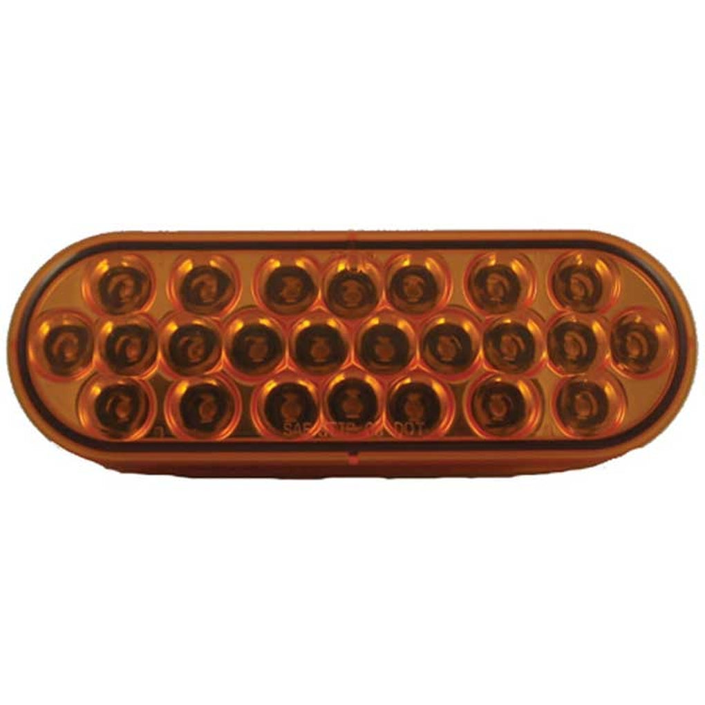 Uni-Bond Lighting E-920A Oval LED Warning Light Quad Flash Amber