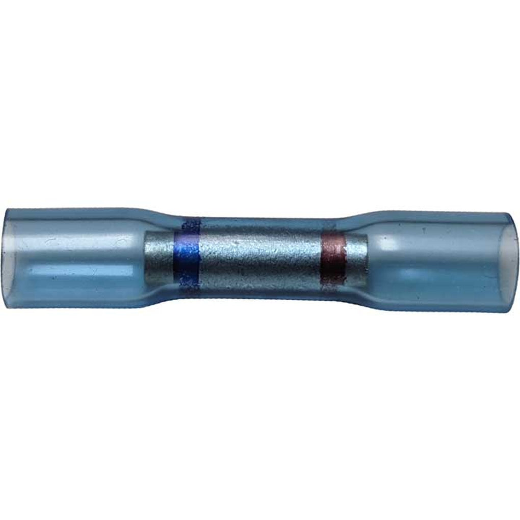 Uni-Bond Lighting HB1418-100 (100/Pack) Heat Shrinkable Butt Blue 2018 Ga To 1614 Ga