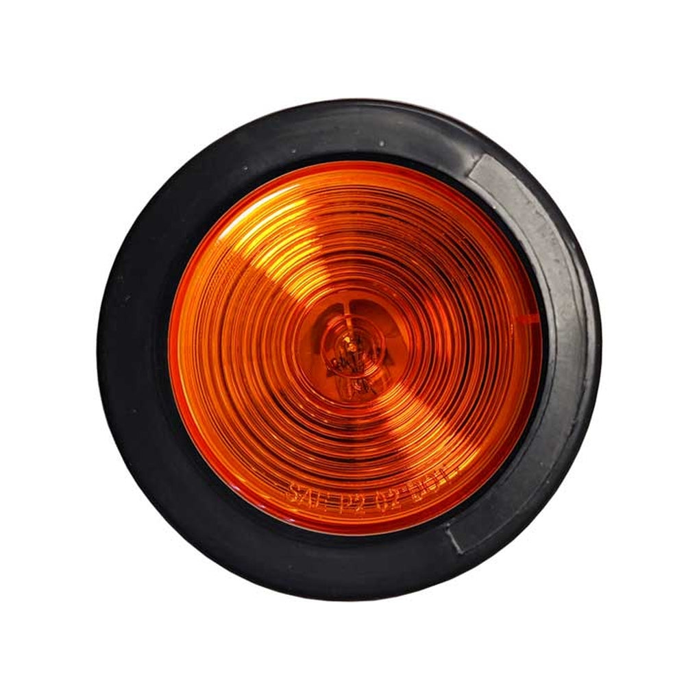 Uni-Bond Lighting KT3255A 2.5In Round SeaLED Amber Open Grommet & Pigtail Kit