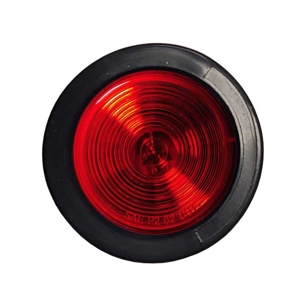 Uni-Bond Lighting KT3255R 2.5In Round SeaLED Red Open Grommet & Pigtail Kit