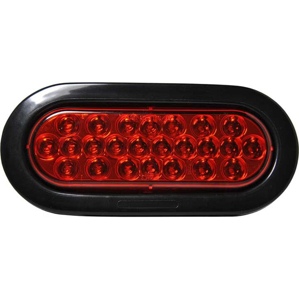 Uni-Bond Lighting KTL2238-24R LED Oval 24Diodes Red Open Grommet & Pigtail Kit