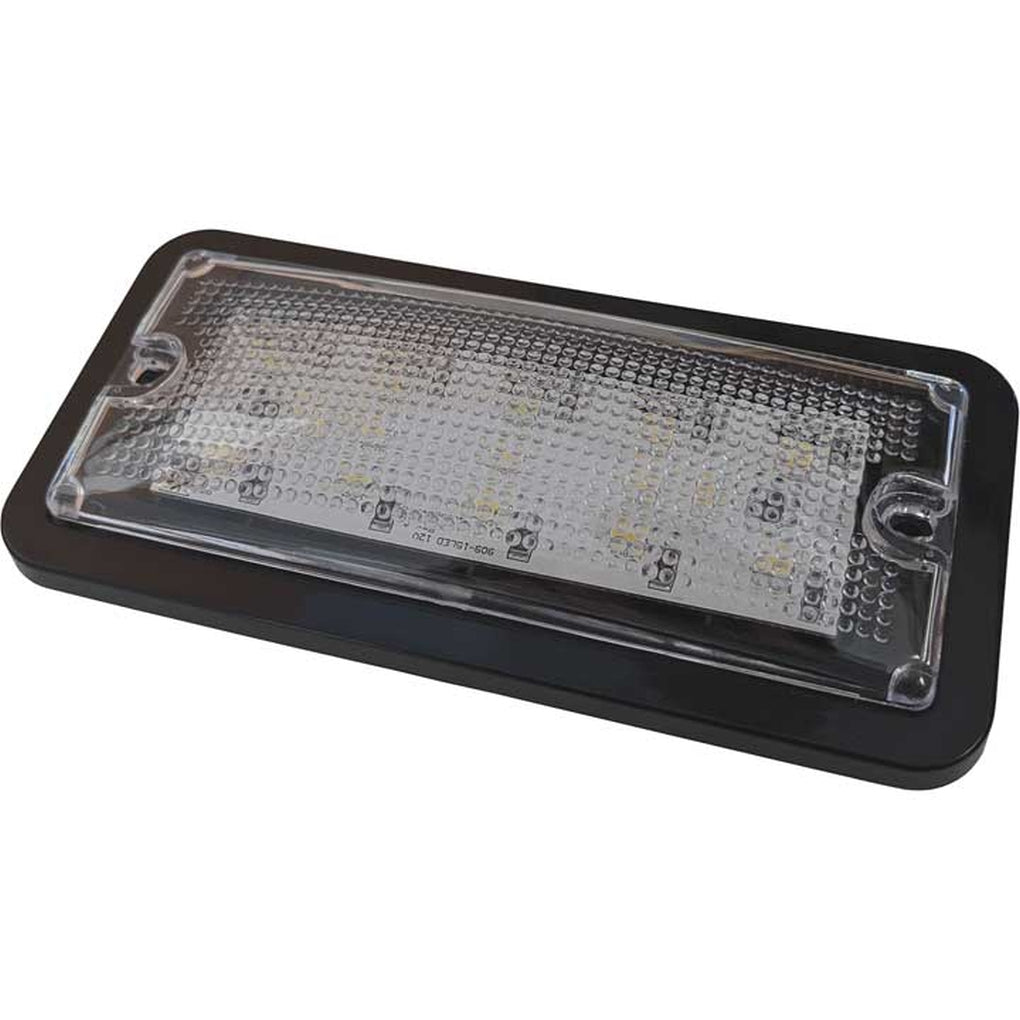 Uni-Bond Lighting LDL6034C LED 53/4In X 23/4In Cool White Utility/Dome Lamp Black Base