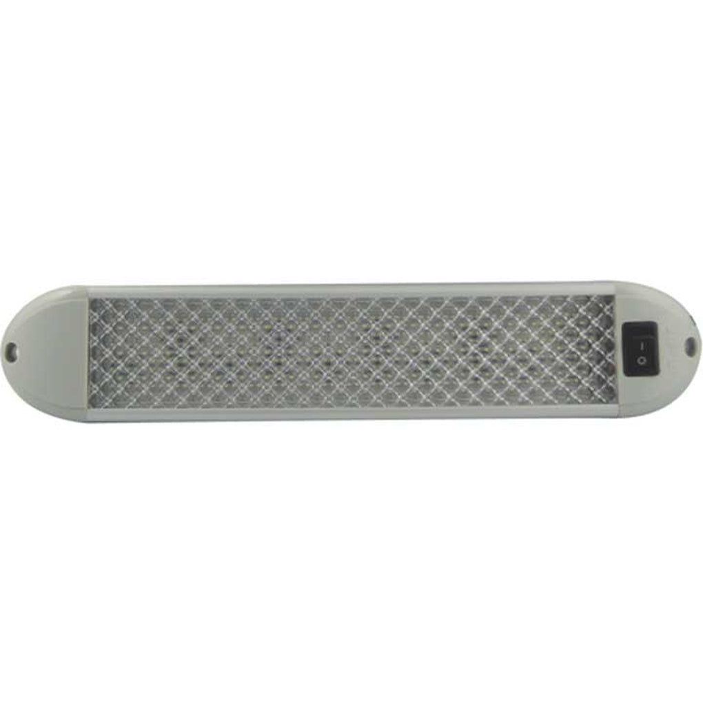 Uni-Bond Lighting LDL8015C LED 8In X 11/2In White Utility/Dome Lamp On/Off Switch 33Dio