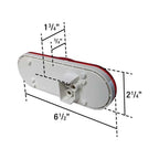 Uni-Bond Lighting LED2238-24R LED Oval Sttp Lamp Red 24Diodes