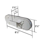 Uni-Bond Lighting LED2238C-24R LED Oval Sttp Clear Lens Lamp Red 24Diodes