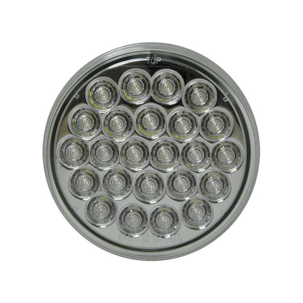 Uni-Bond Lighting LED4000-24C LED 4In Round Clear Back Up Lamp 24Diodes