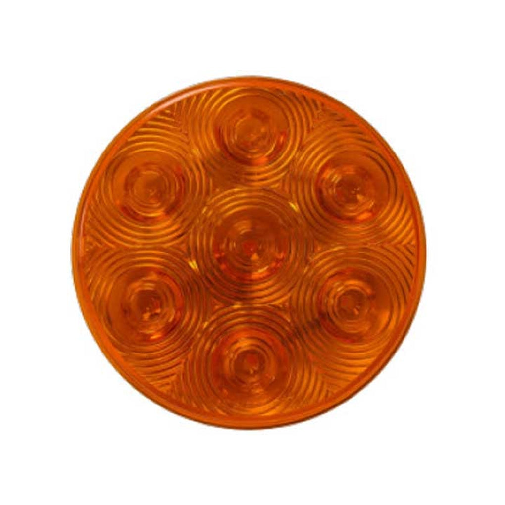 Uni-Bond Lighting LED4000H-7A LED Heated Tail Lamps Round 6Diodes Amber