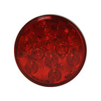 Uni-Bond Lighting LED4000S-10R LED 4In Round Stt Lamp Red 10Diodes