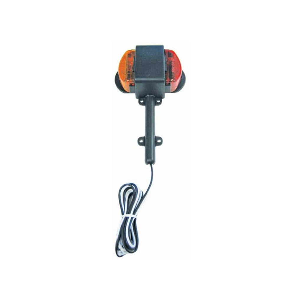 Uni-Bond Lighting LFMR1225-3RA LED Fender Mount Kit Right Hand Red/Amber 3Diodes Lamps