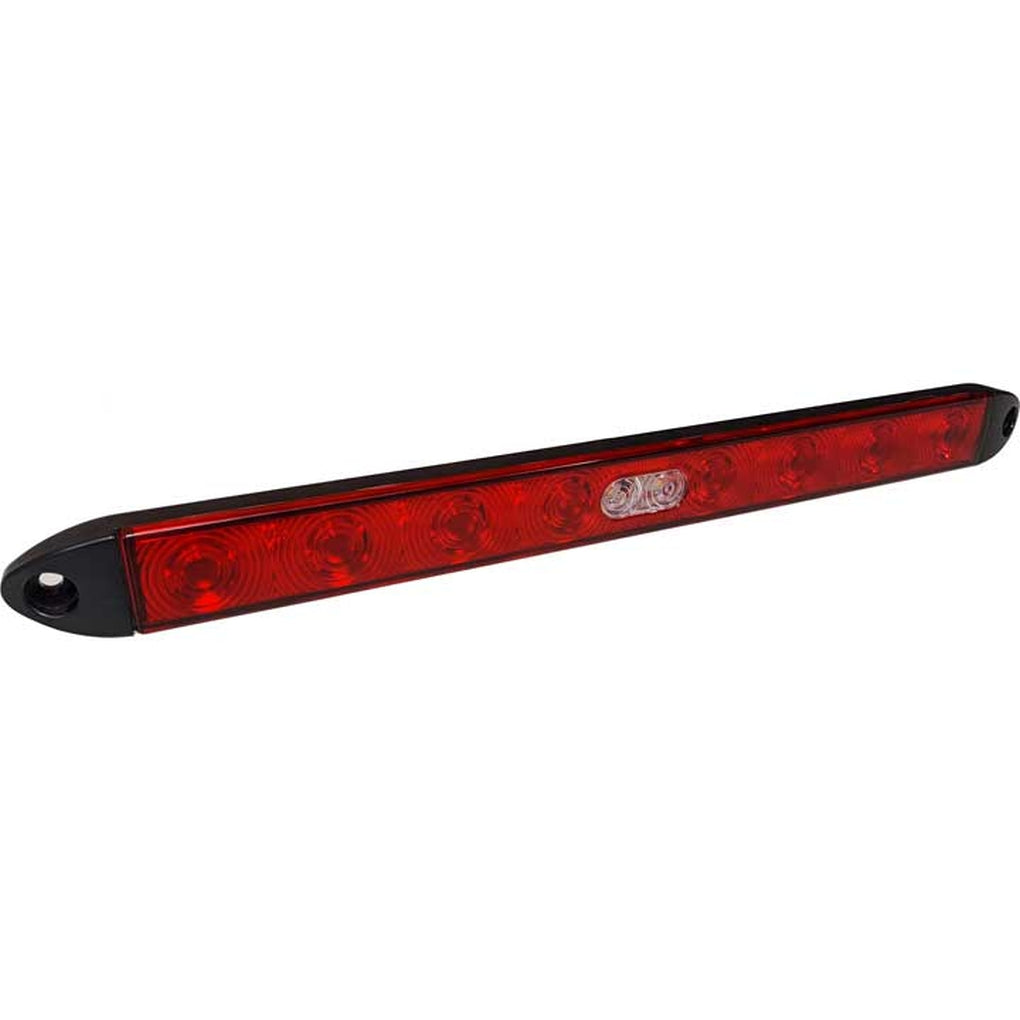 Uni-Bond Lighting LLB1155S-12RW LED 15.5In Slim Line Stt/Backup Light Bar Red/White 12Diodes
