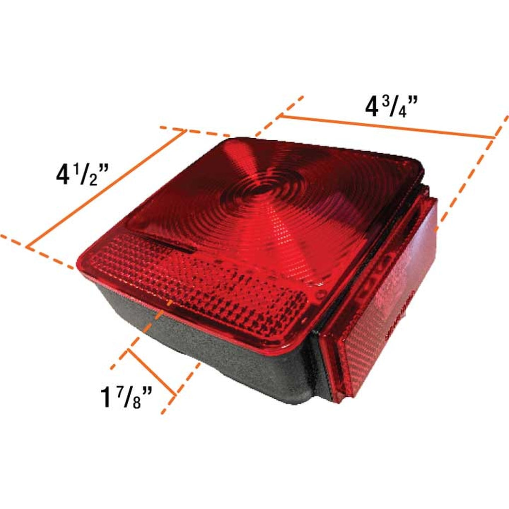 Uni-Bond Lighting LTL4141L LED Submersible Sttl Lamp Red For Under 80In Vehicle