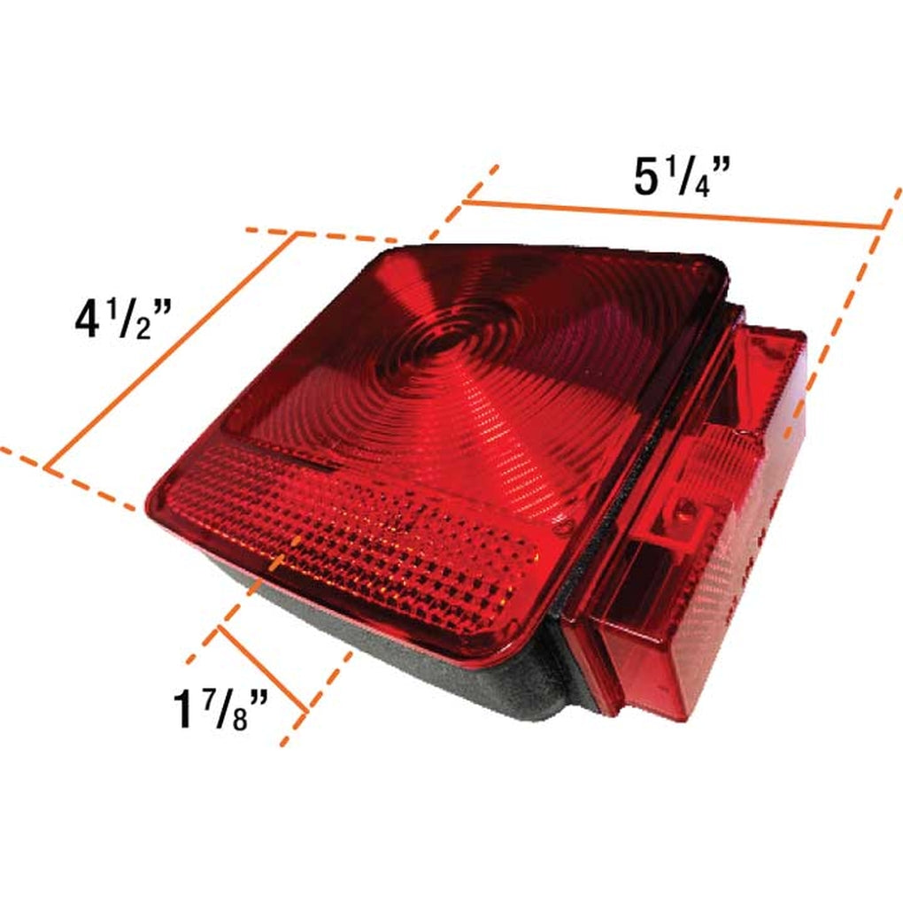 Uni-Bond Lighting LTL4142 LED Submersible Stt Lamp Red For Over 80In Vehicle