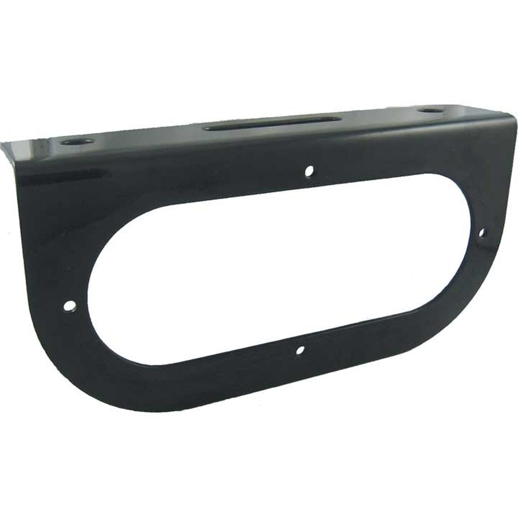 Uni-Bond Lighting MB2238 Black Enamel Steel Mounting Bracket For 2Inx6In Oval Lamps