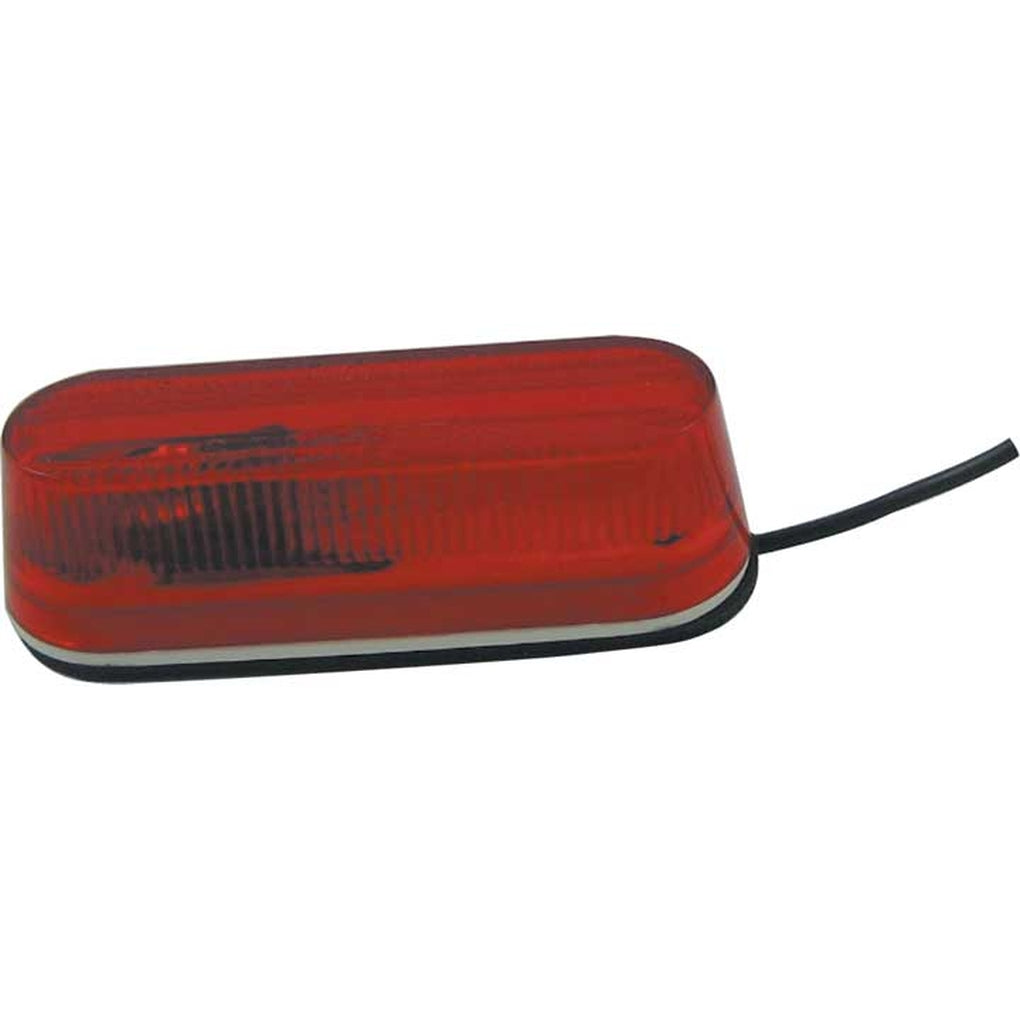 Uni-Bond Lighting ML1030R (1 Bulb) 11/8In X 3.5In Thinline Marker Lamp Red