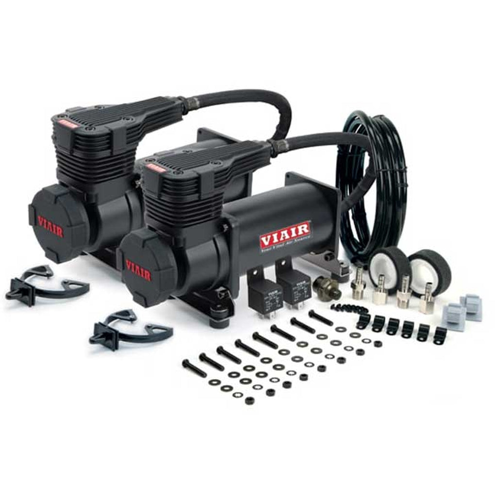 Viair 42548 Dual Stealth Black 425C(Gen 2)Value Pack(175 Psi425C/2140/175 P. Switch40 Amp Relay/2)Ce