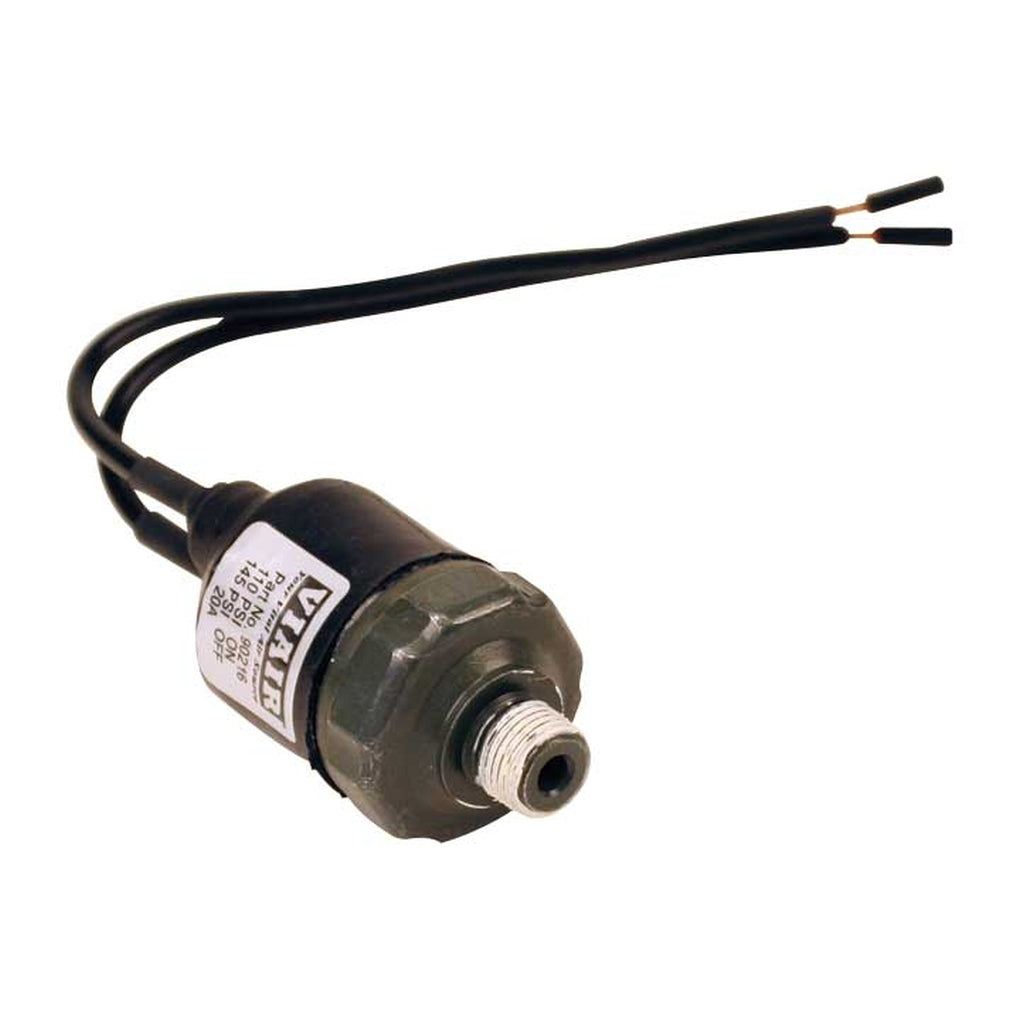 Viair 90217 SeaLED Prssre Swtch 1/8In M Npt Port 12 Ga Lead Wires (110 Psi On 145 Psi Off)