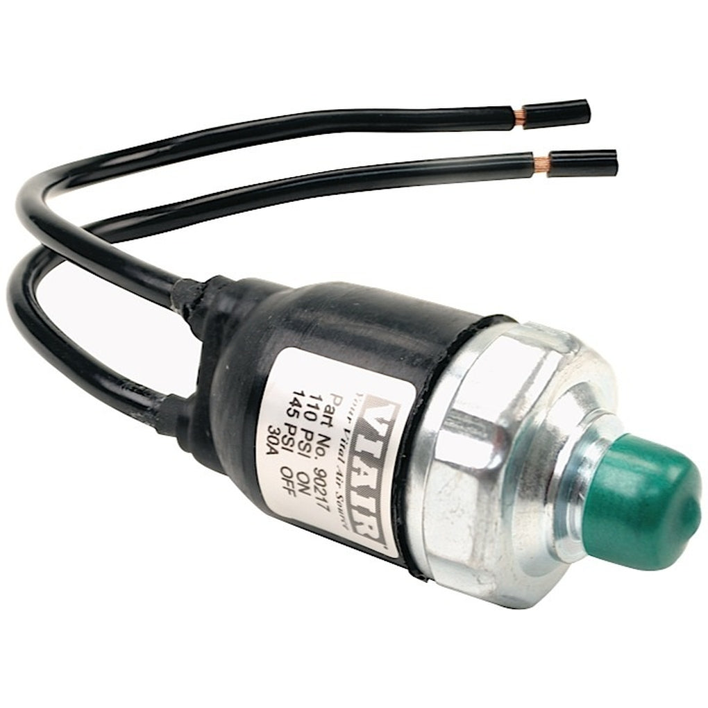 Viair 90221 SeaLED Pressure Switch 1/8In M Npt Port 12 Ga Lead Wires (165 Psi On 200 Psi