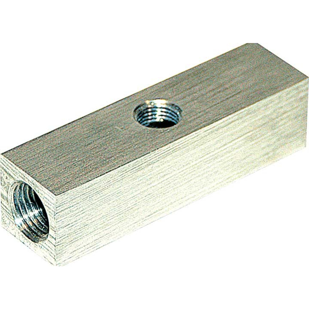 Viair 92821 Female Tee / Billet Manifold (1/4In F X 1/4In F X 1/8In F Npt)