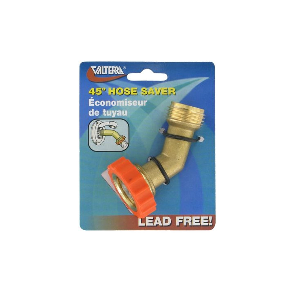 Valterra A01-0019VP Hose Saver 45 Degrees Brass Leadfree Carded