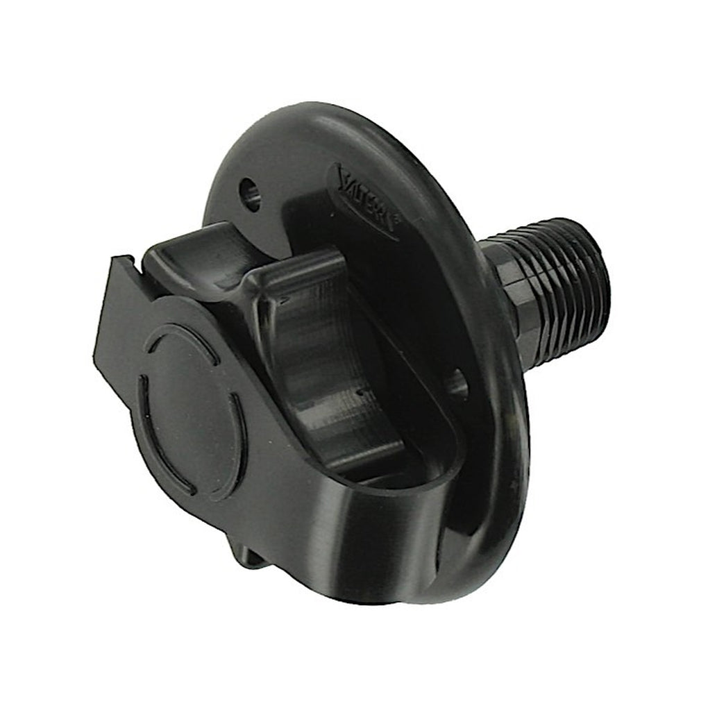 Valterra A01-0168BK Water Inlet 23/4In Plastic Flange Mpt Black Bulk