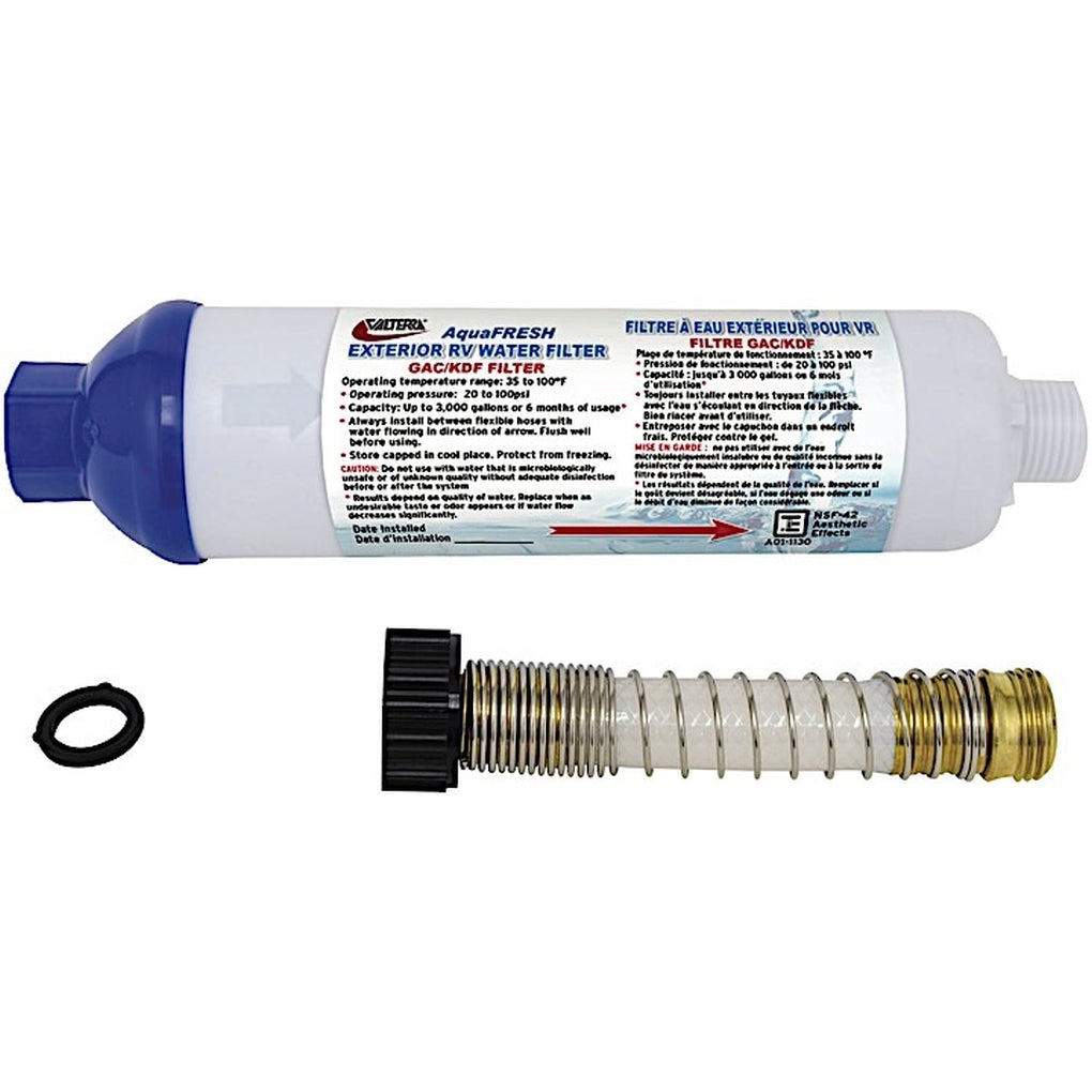 Valterra A01-1131VP Inline Water Filter W/Conn