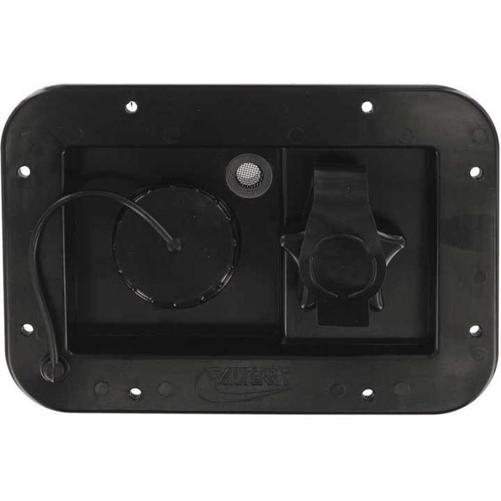 Valterra A01-2001BK Gravity/City Water Inlet Black Bulk