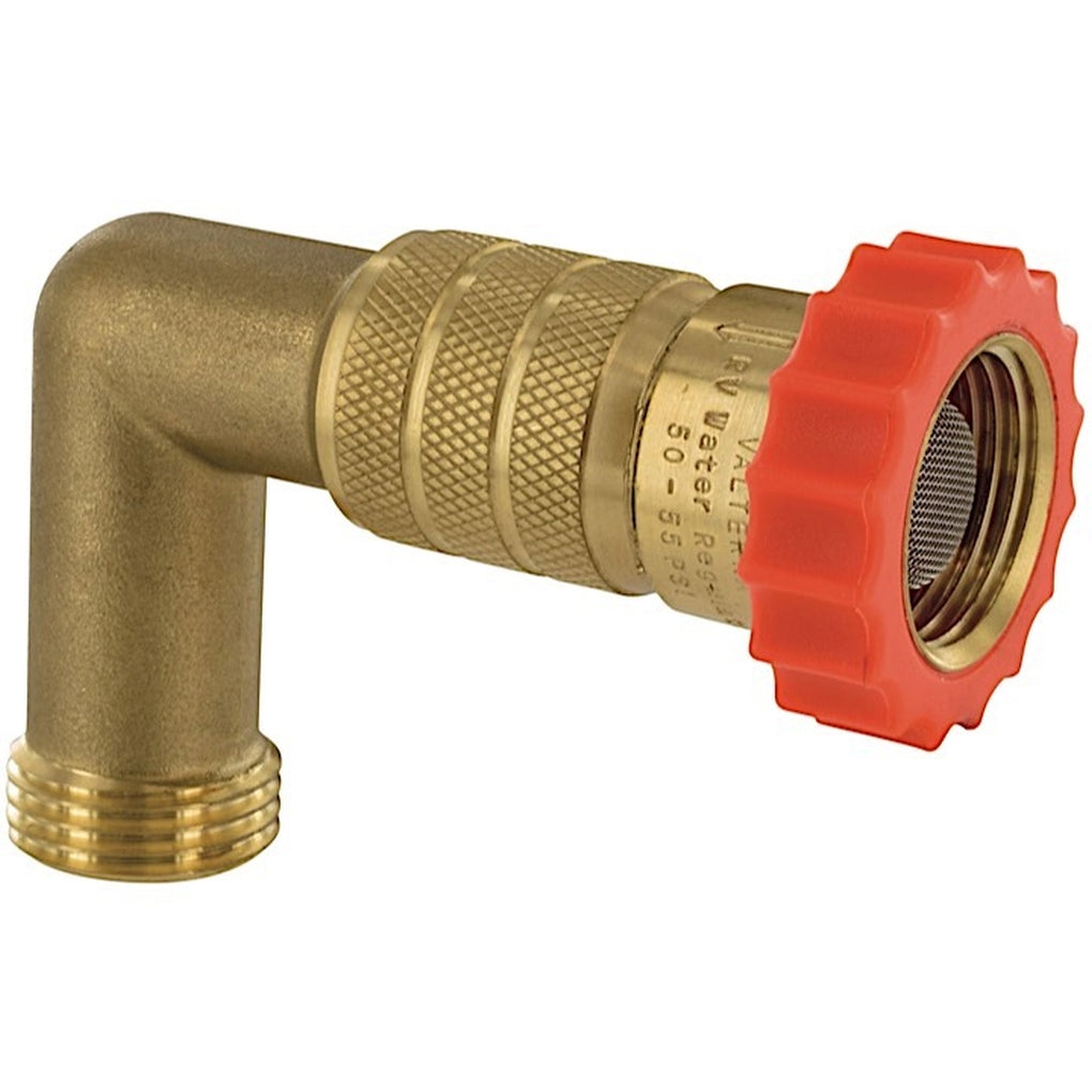 Valterra A01-2222 Water Regulator 90 Degree W/Hose Saver
