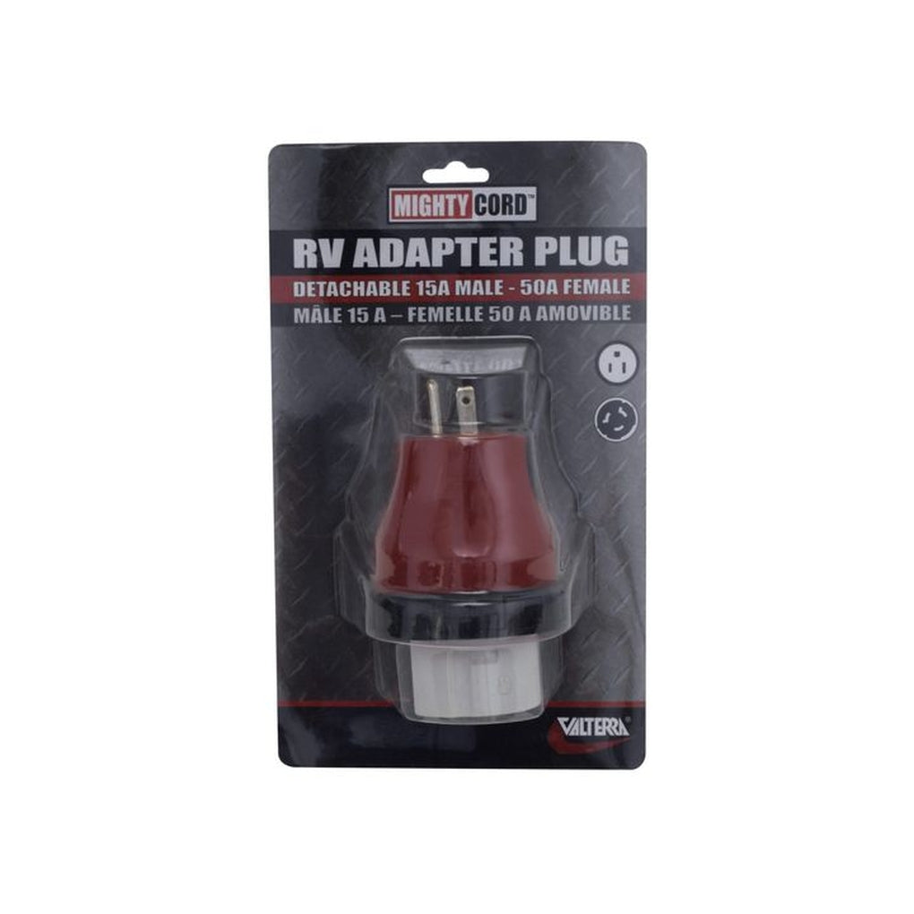 Valterra A10-1550DAVP 15A 50A Detachable Adapter Plug Carded