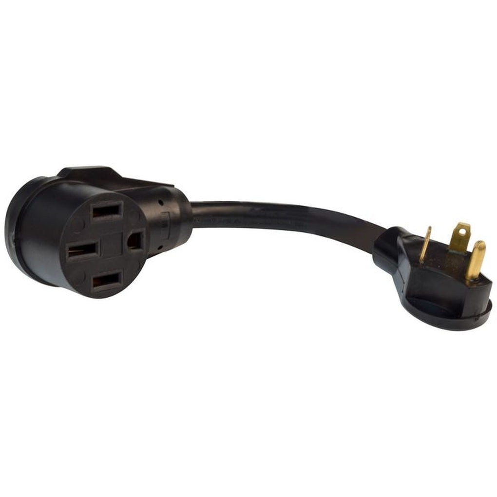 Valterra A10-3050FBK 30Am50Af Adapter Cord 12In Bulk