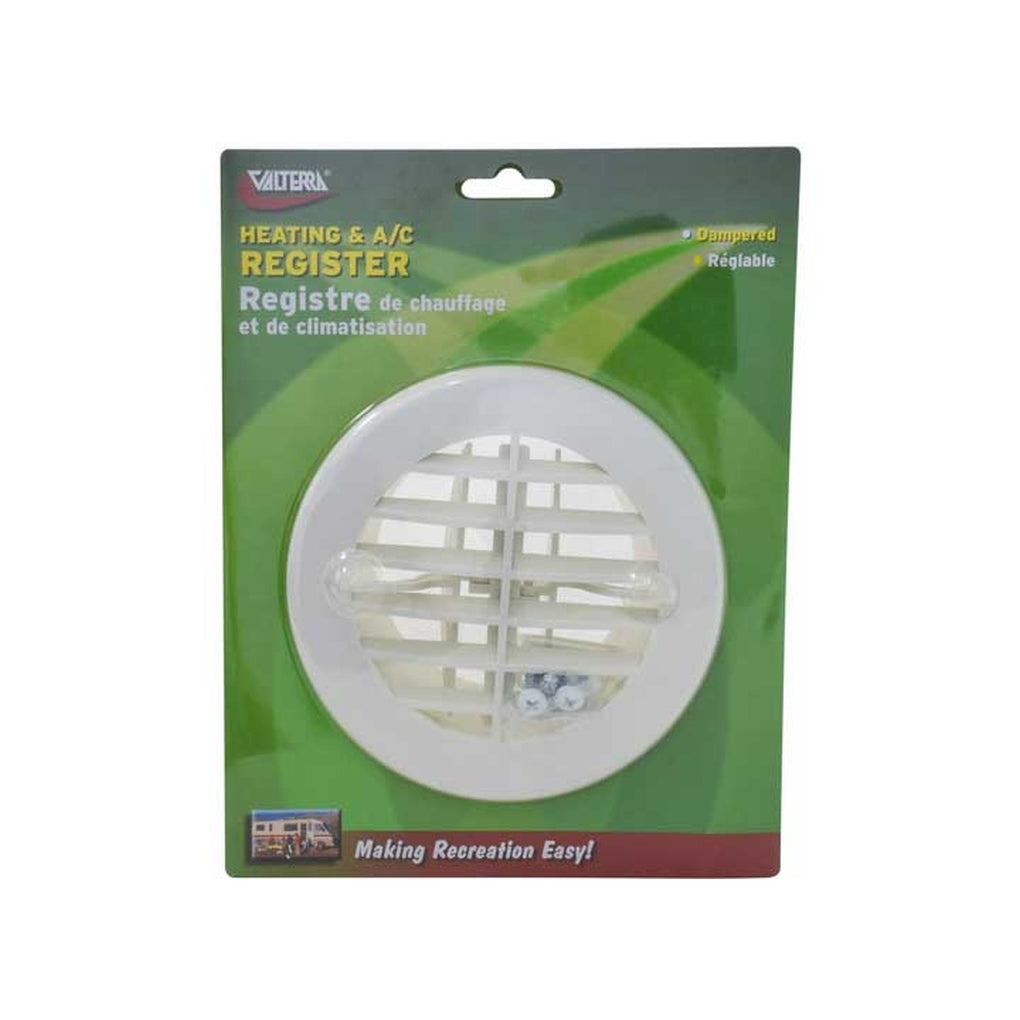 Valterra A10-3350VP Round Register White Carded