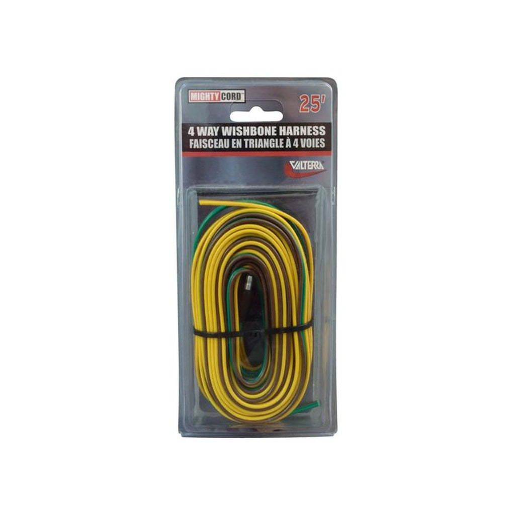 Valterra A10-4225VP 4Way Wishbone Harness 25Ft Carded