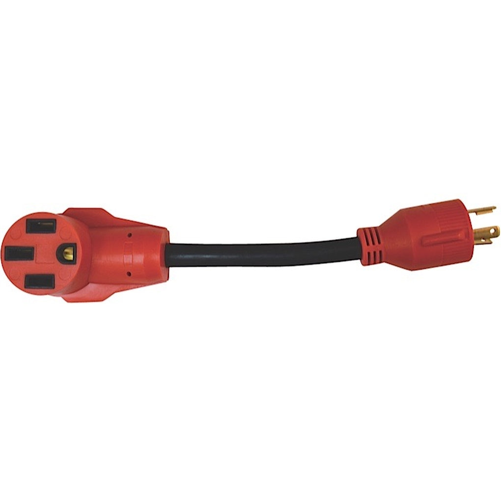 Valterra A10-G30350VP Gen30Amp 3P To 50Amp Adapter Cord 12In Carded