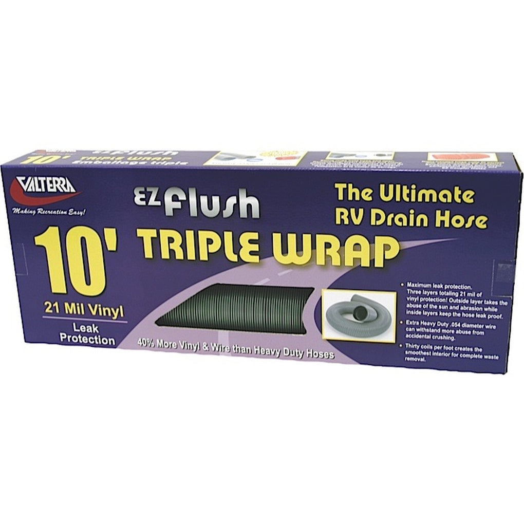 Valterra D04-0050 Ez Flush Triple Wrap Drain Hose 10