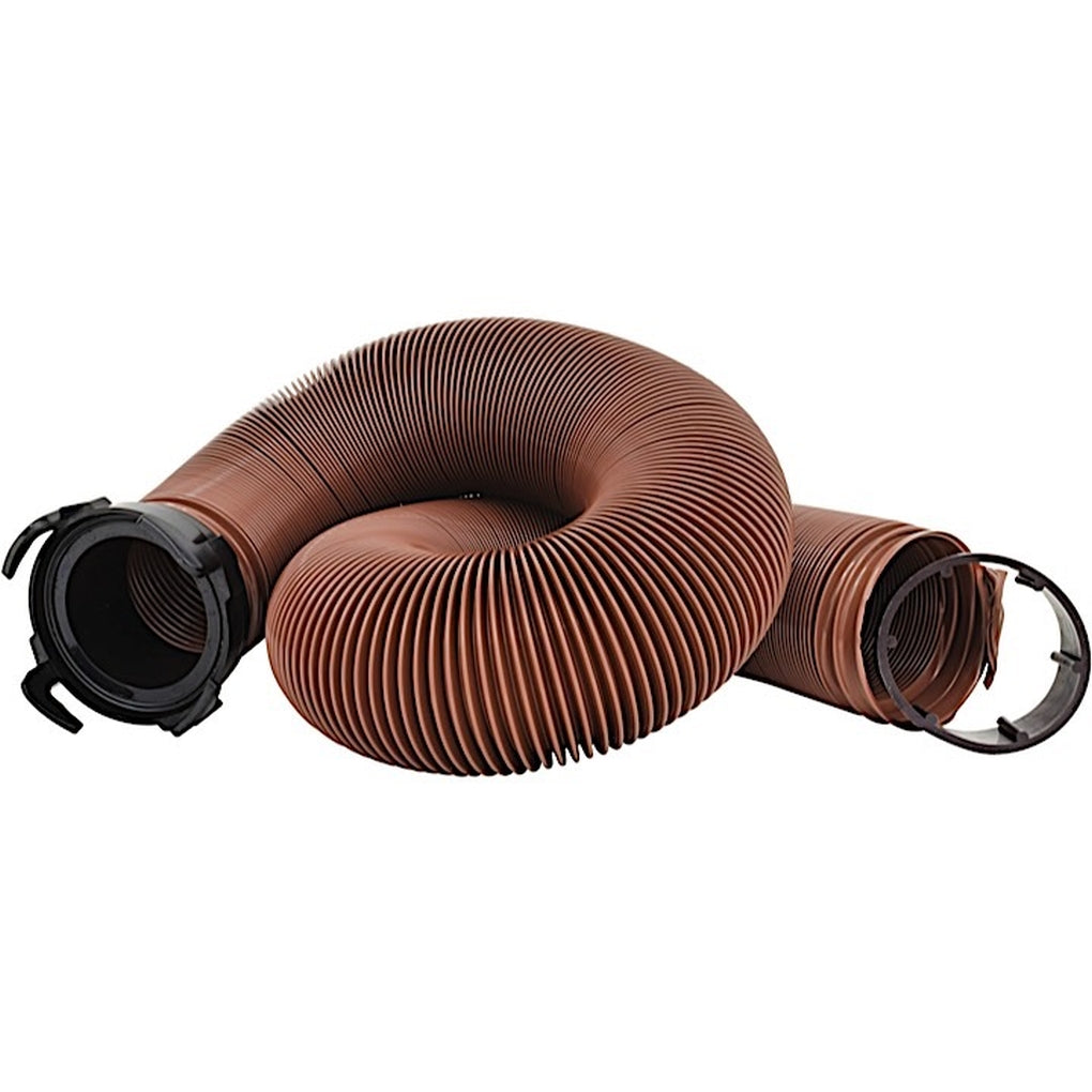 Valterra D04-0086 Ez Flush HD Drain Hose 10Ft With T1024 Bronze Bagged