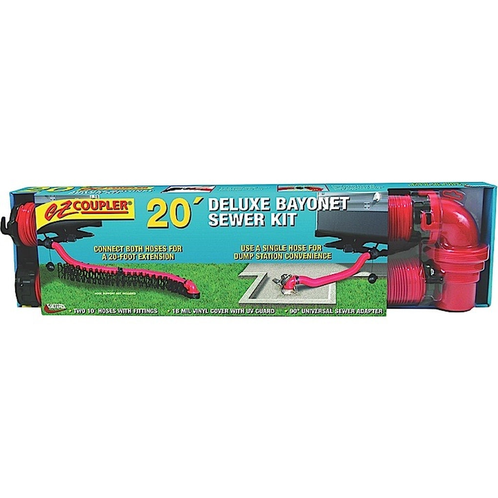 Valterra D04-0115 Ez Coupler Deluxe Bayonet Sewer Hose Kit 20