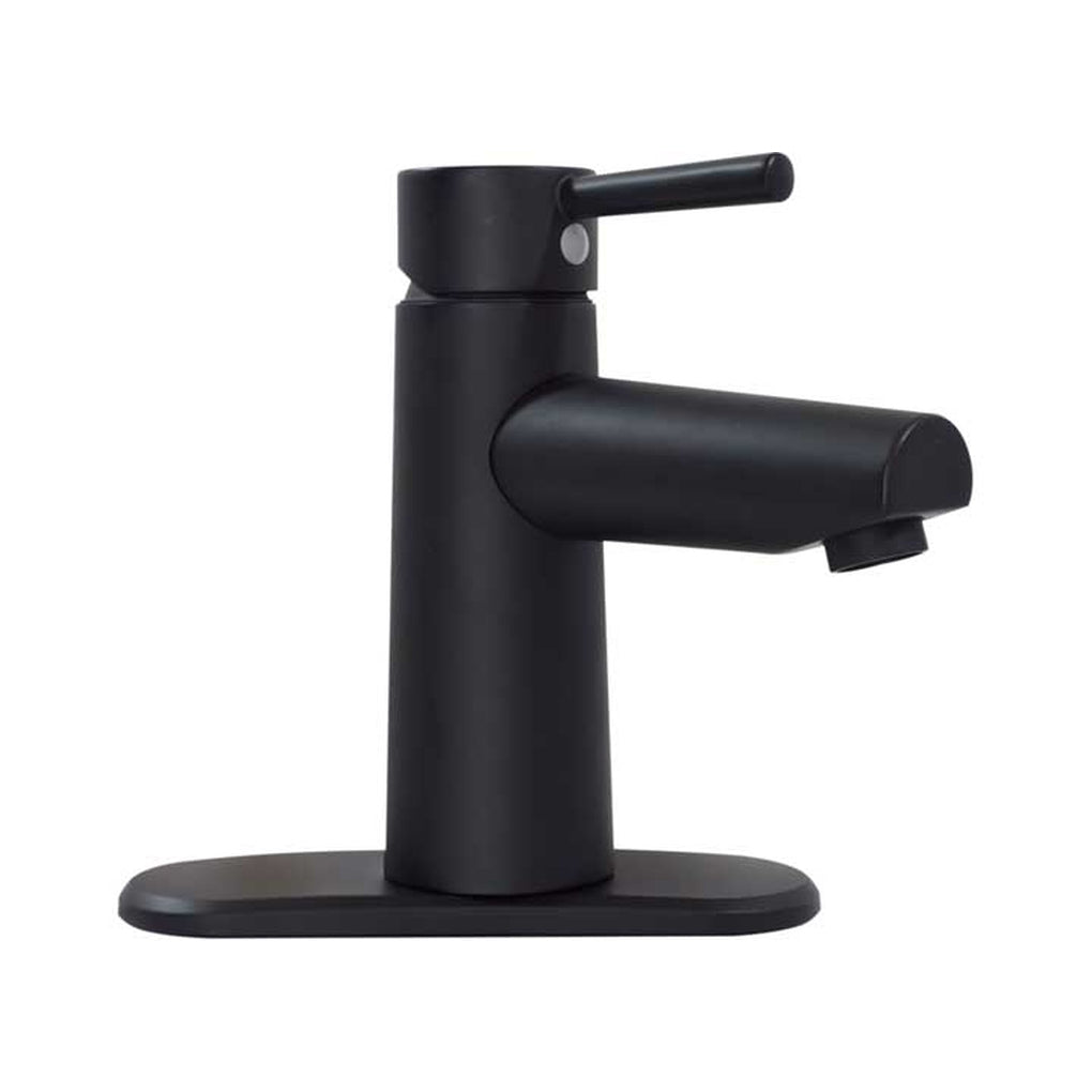 Valterra PF232703 Premium Single Handle Vessel Lavatory Faucet Matte Black