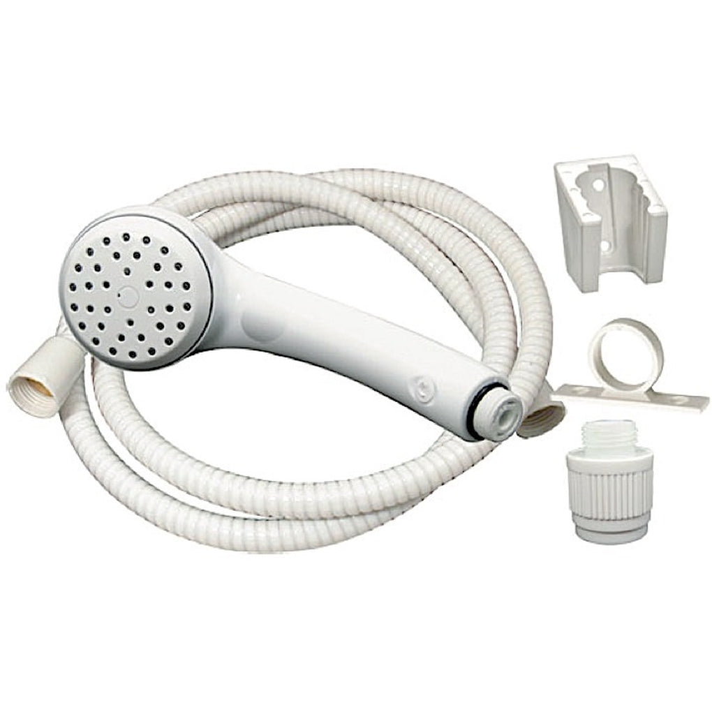 Valterra PF276050 Airfusion Shower Head Kit Separate Flow Controller White