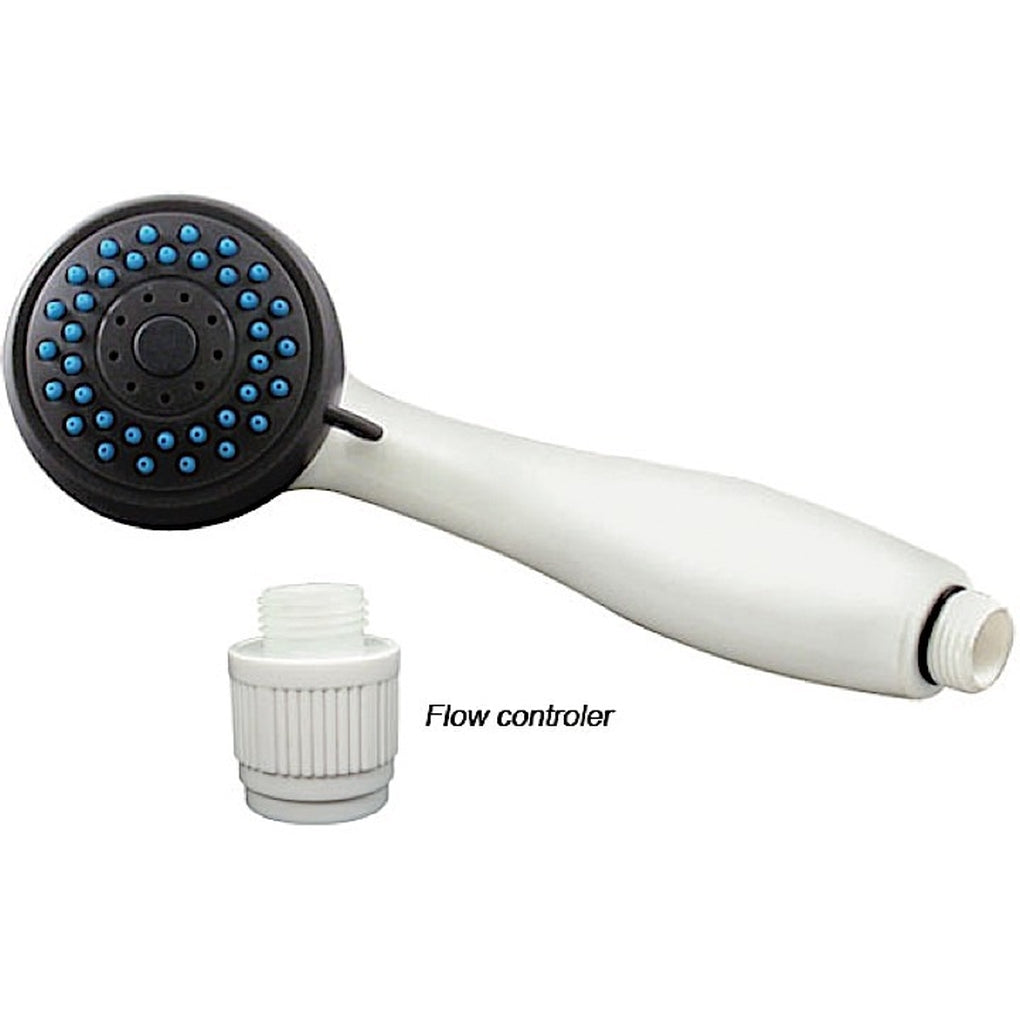 Valterra PF276052 Shower Head 3 Function Handheld Flow Ctrl Spray/Massage White