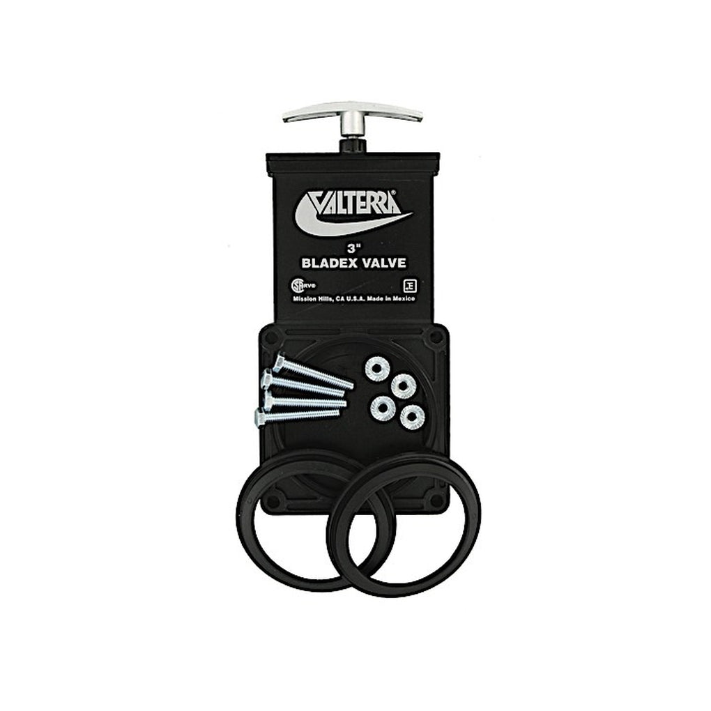 Valterra T1003BUM Bladex Waste Valve Body 3In Metal Handle Bulk