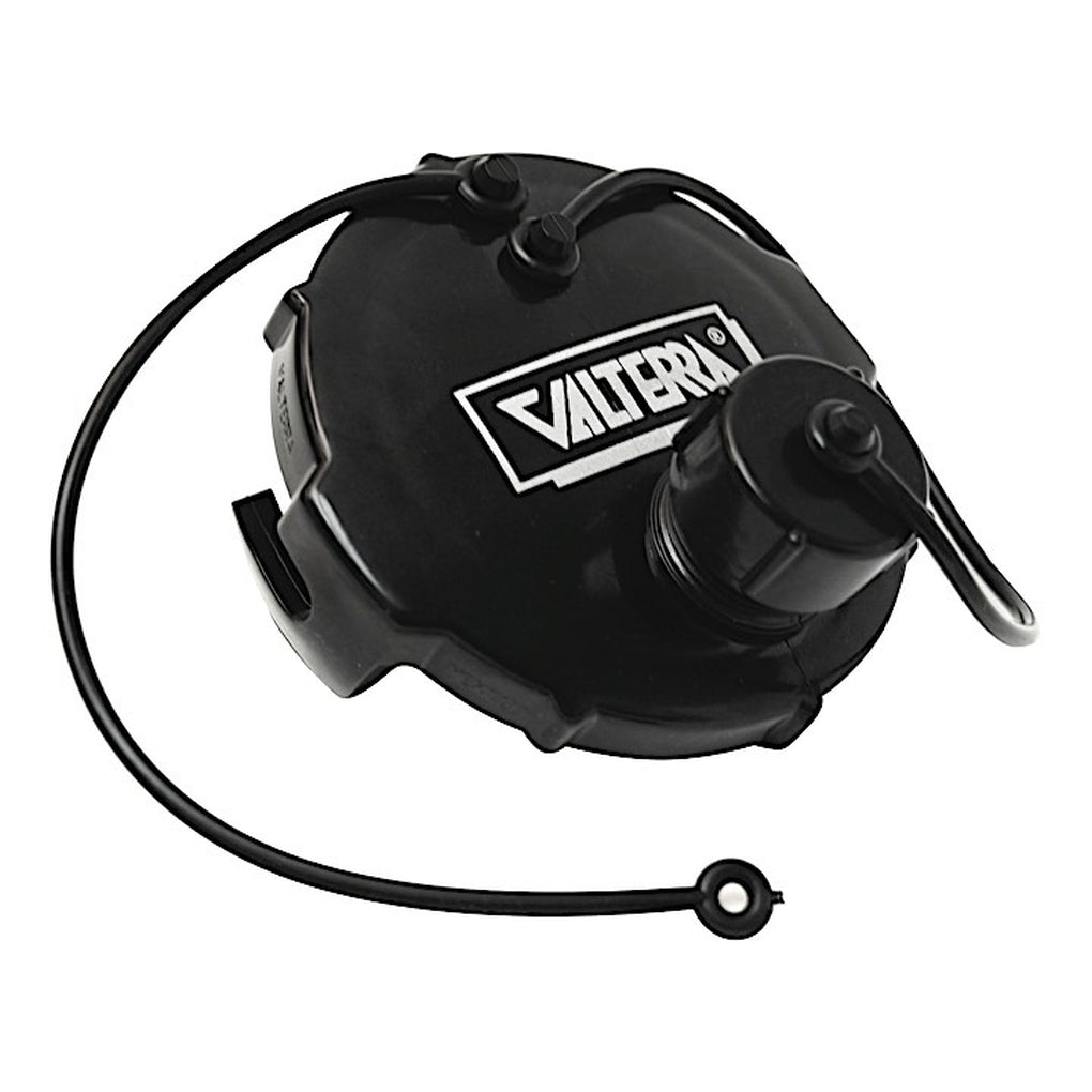 Valterra T1020-1BU Waste Valve Cap 3In 3/4In Ght With Cap Black Bulk