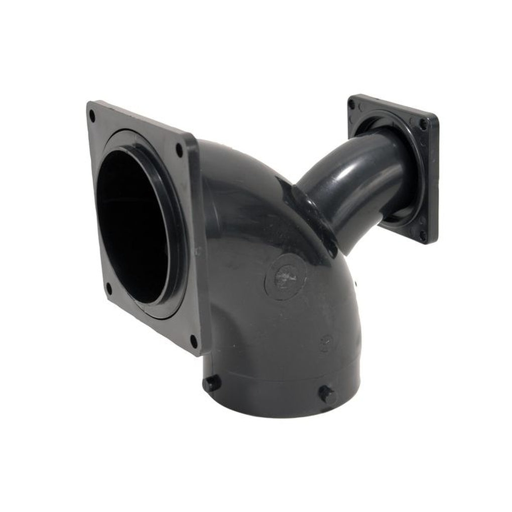 Valterra T1036 2Way Ell 3In Bayonet X 3In Rotating Flange X 11/2In Rotating Flange