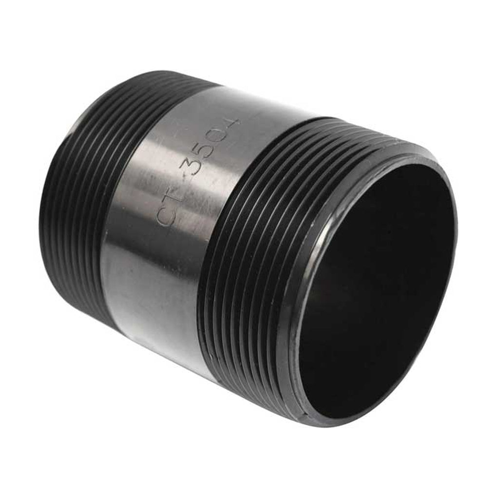 Valterra T3504 ABS Nipple 3In X 4In Threaded On Both Ends