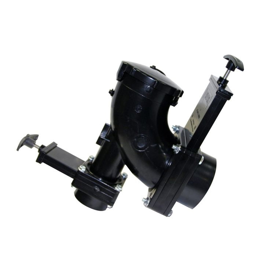 Valterra T68 Heel Inlet Rotating Valve 3In Hub X 11/2In Hub X 3In Bayonet Cap