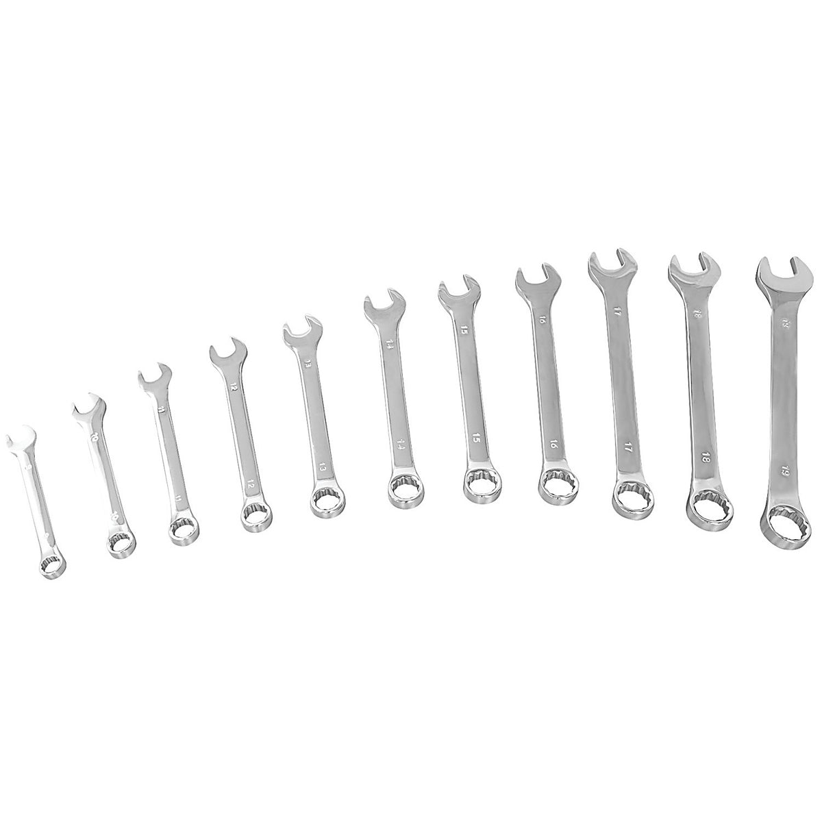 Wilmar Performance Tool W1062 11 Piece Metric Combo Wrench Set